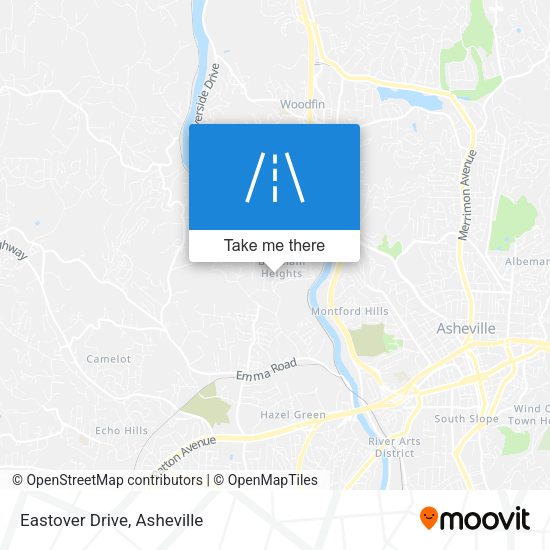 Mapa de Eastover Drive