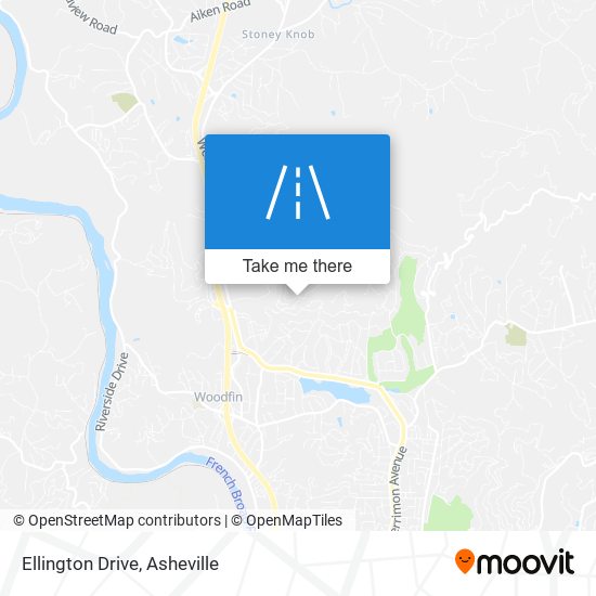 Ellington Drive map