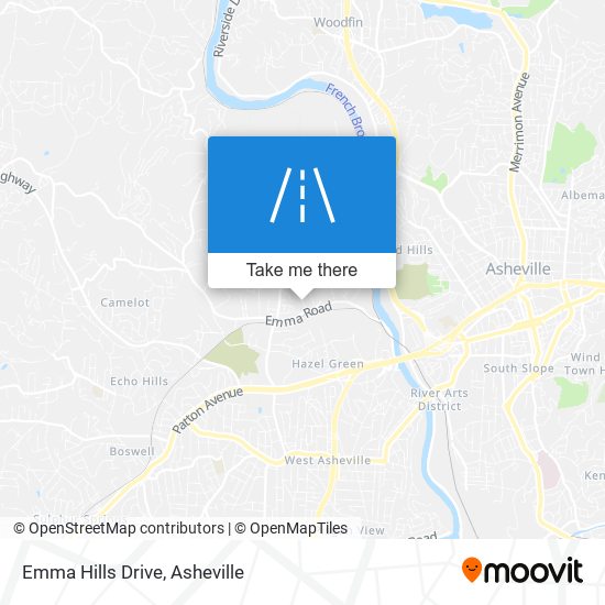 Emma Hills Drive map