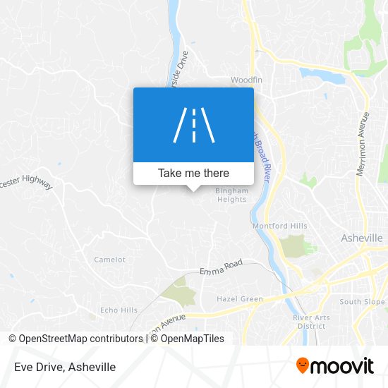 Mapa de Eve Drive