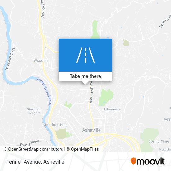 Mapa de Fenner Avenue