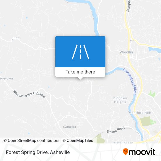Forest Spring Drive map