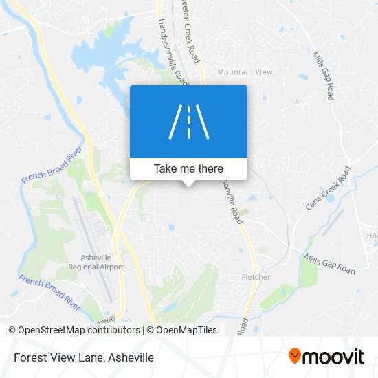 Mapa de Forest View Lane