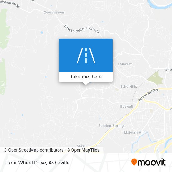Four Wheel Drive map
