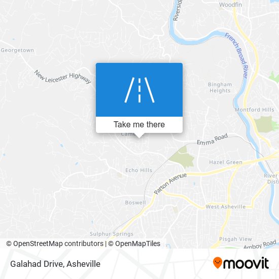 Galahad Drive map