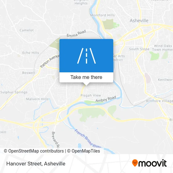 Hanover Street map