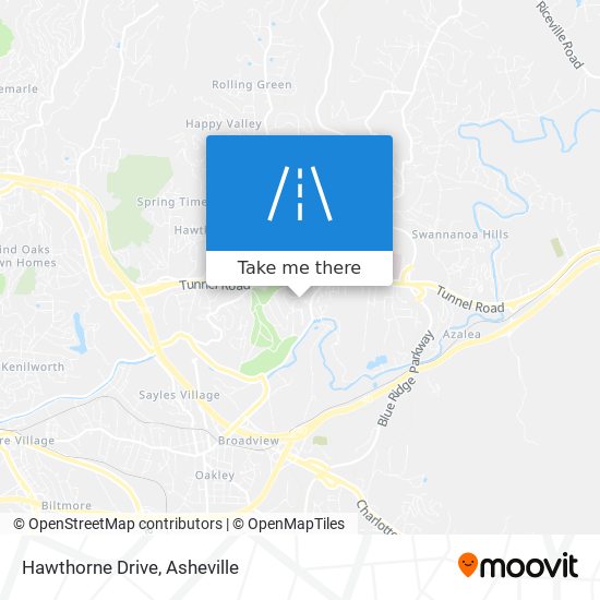 Hawthorne Drive map