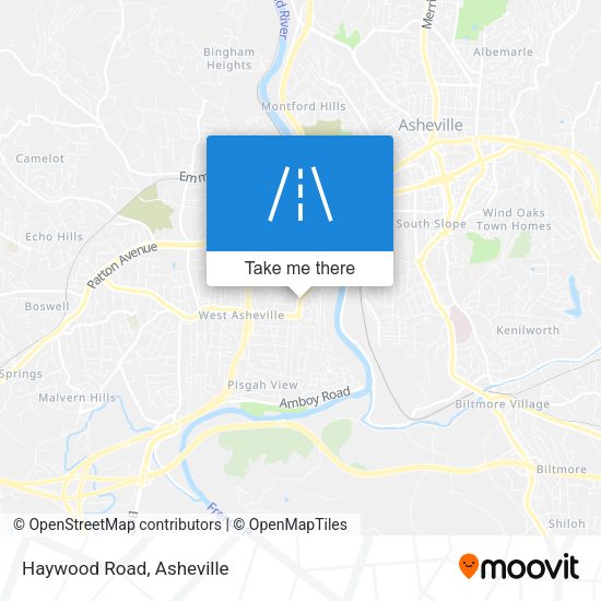 Haywood Road map
