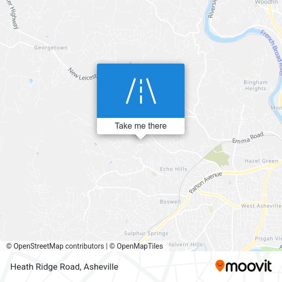 Heath Ridge Road map