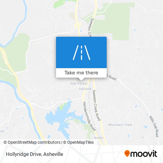Mapa de Hollyridge Drive