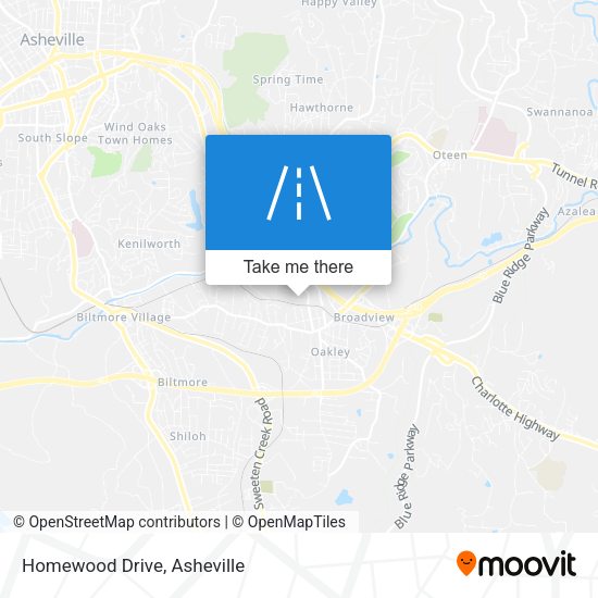 Mapa de Homewood Drive