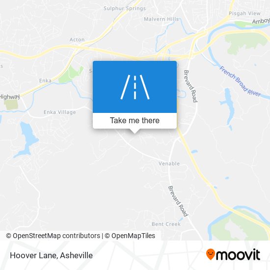 Mapa de Hoover Lane