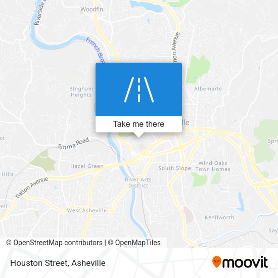 Mapa de Houston Street