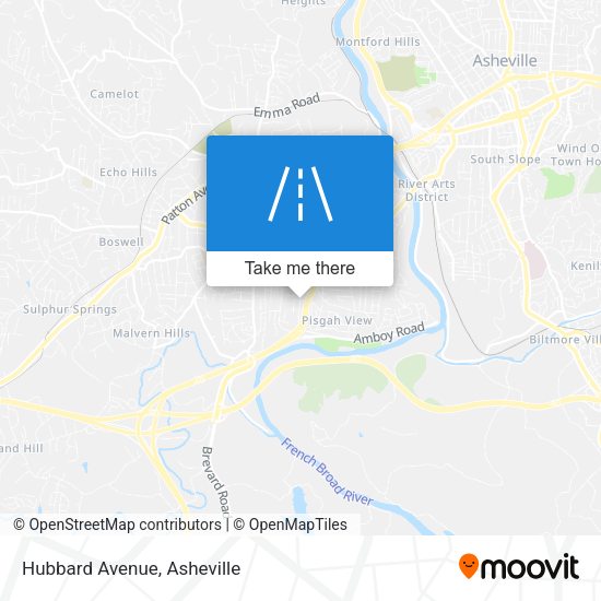 Mapa de Hubbard Avenue