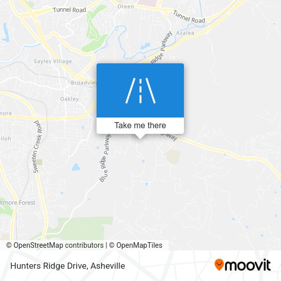 Mapa de Hunters Ridge Drive