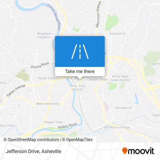 Jefferson Drive map