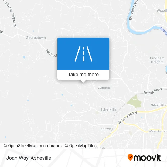 Joan Way map