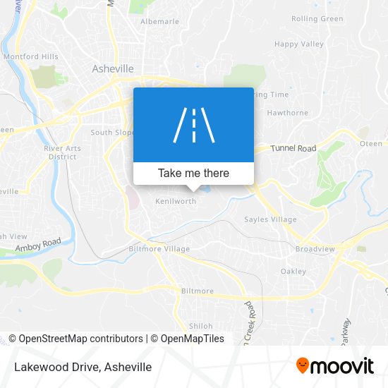 Mapa de Lakewood Drive