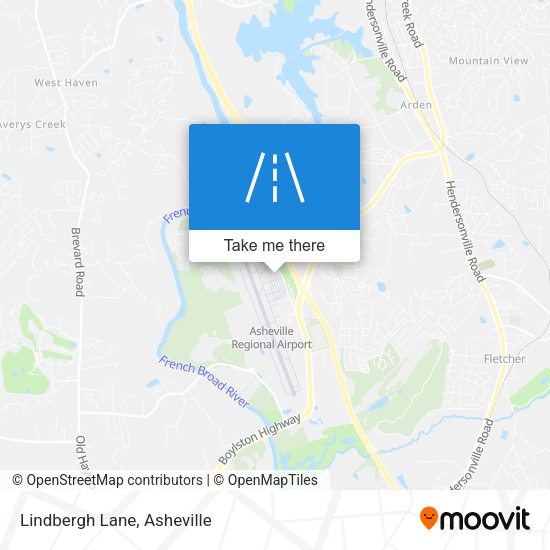 Mapa de Lindbergh Lane