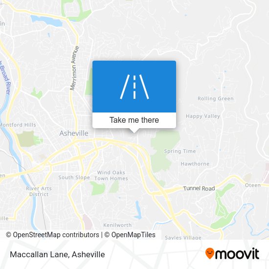 Maccallan Lane map