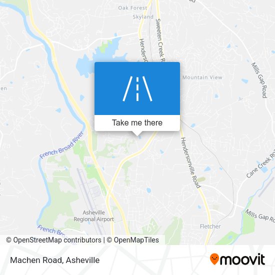 Mapa de Machen Road