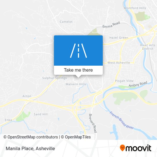 Manila Place map