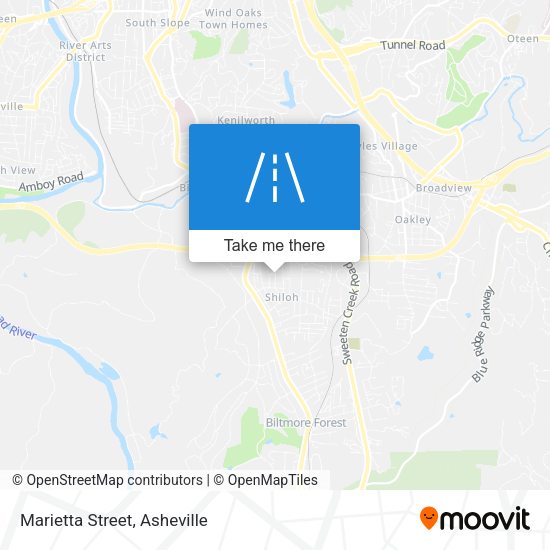 Marietta Street map