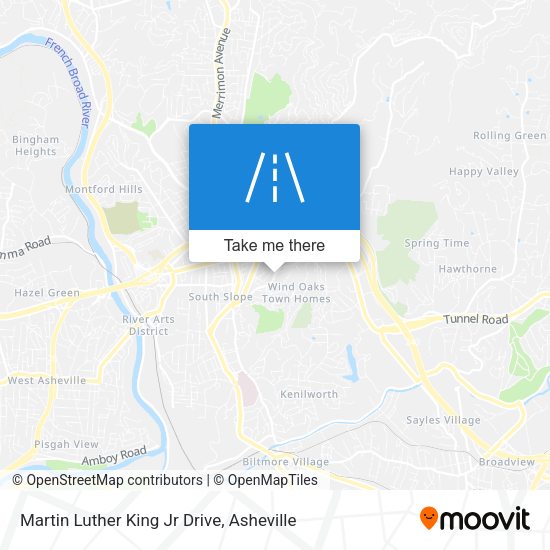 Martin Luther King Jr Drive map