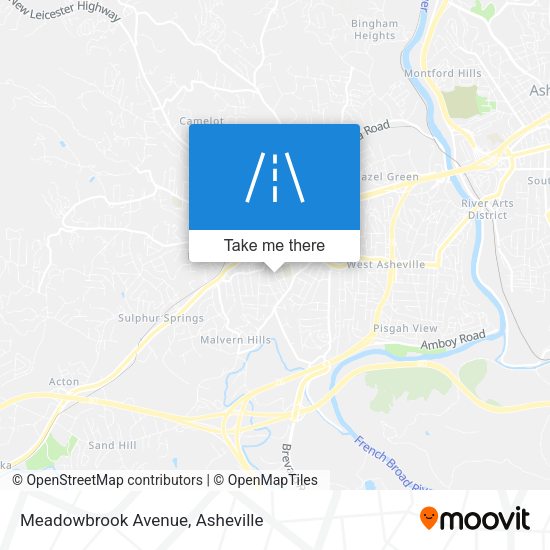Mapa de Meadowbrook Avenue