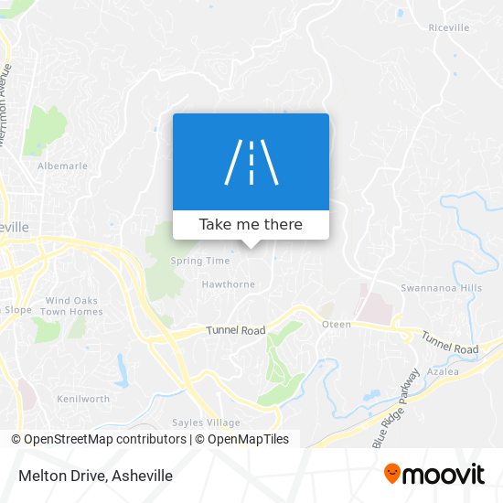 Mapa de Melton Drive