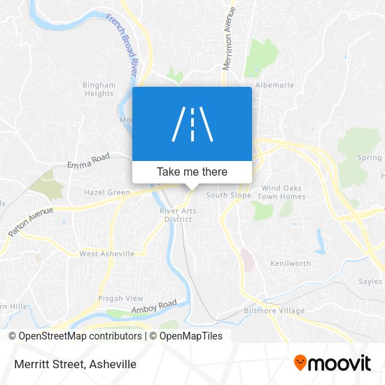 Merritt Street map