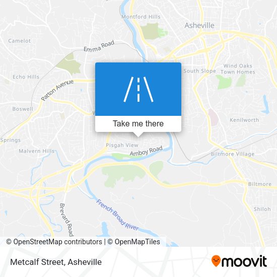 Mapa de Metcalf Street