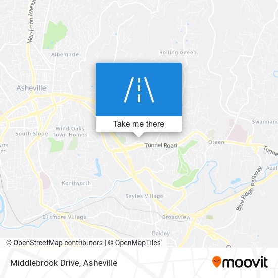 Mapa de Middlebrook Drive