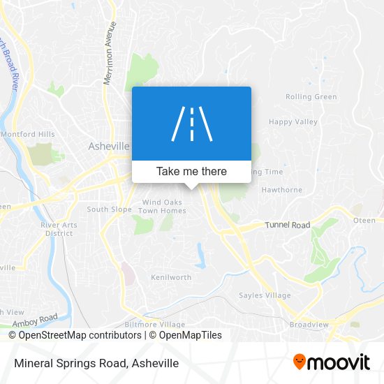 Mineral Springs Road map