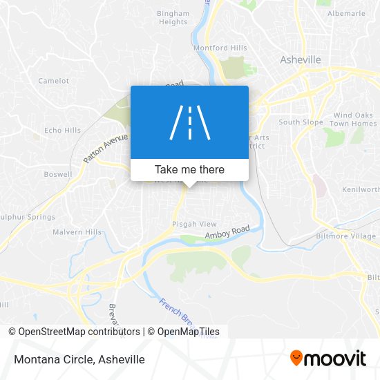 Mapa de Montana Circle