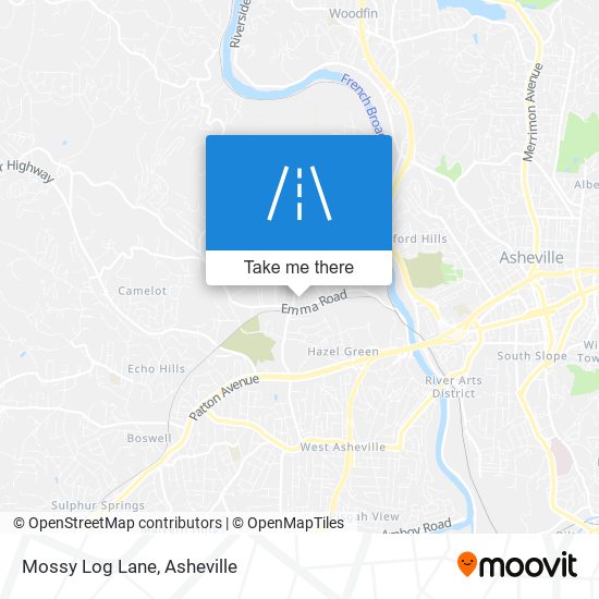 Mossy Log Lane map