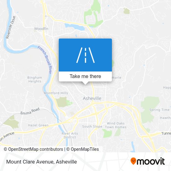 Mapa de Mount Clare Avenue