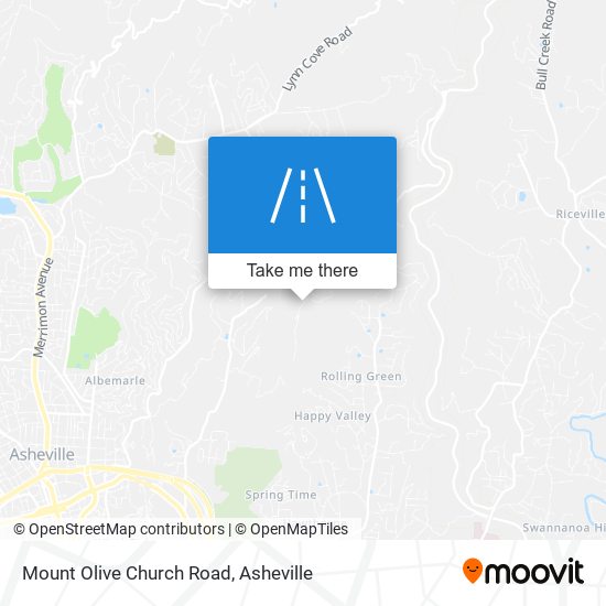 Mount Olive Church Road map