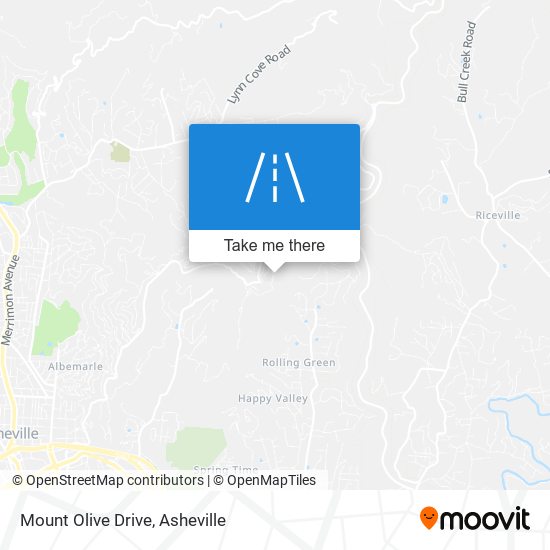 Mapa de Mount Olive Drive