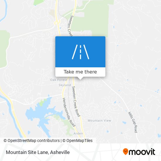 Mapa de Mountain Site Lane