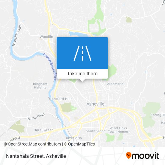 Mapa de Nantahala Street
