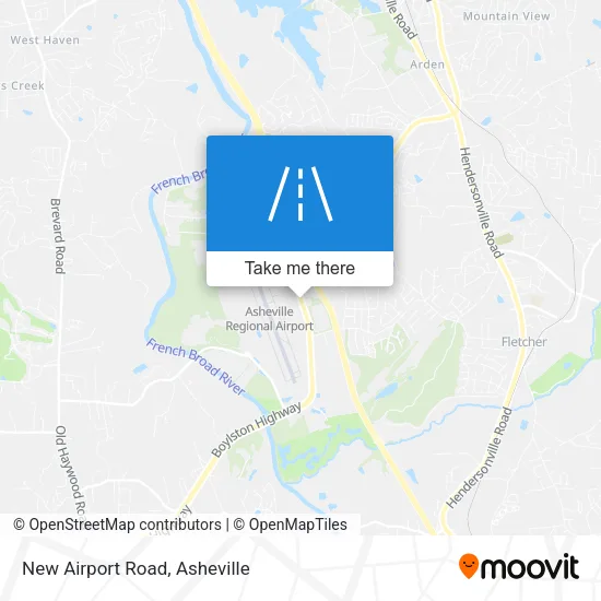 New Airport Road map