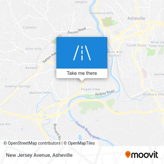New Jersey Avenue map
