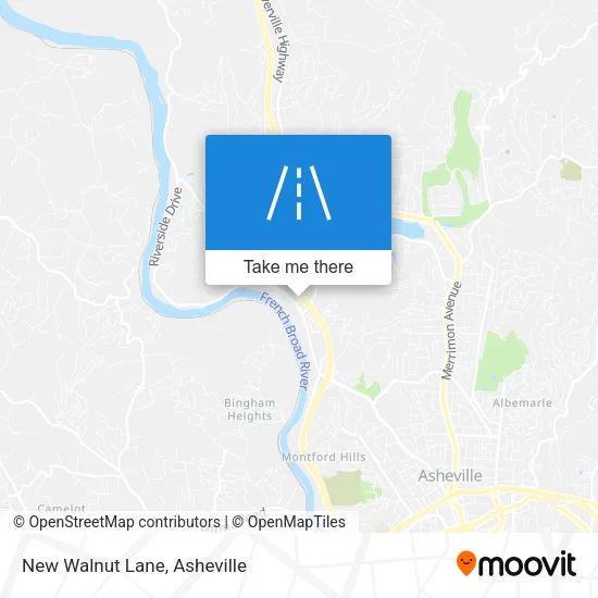 New Walnut Lane map
