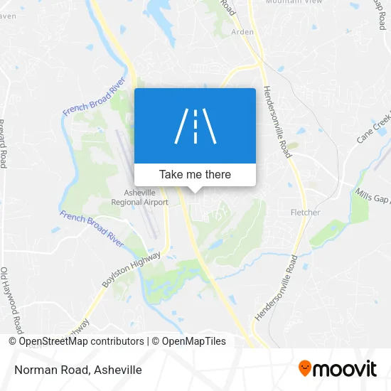 Norman Road map
