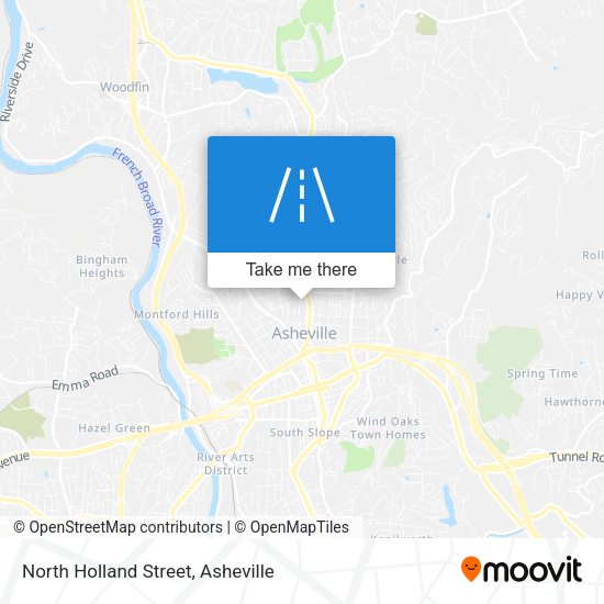Mapa de North Holland Street