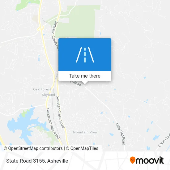 State Road 3155 map