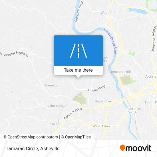 Tamarac Circle map