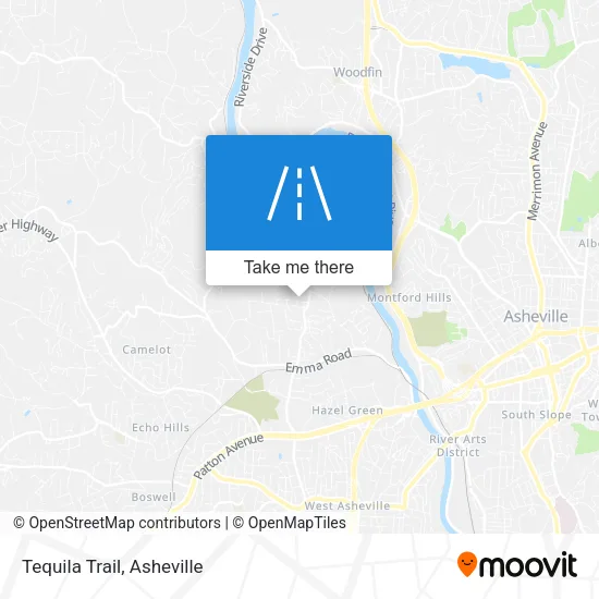 Tequila Trail map