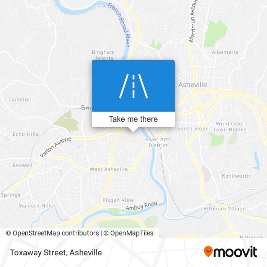 Mapa de Toxaway Street